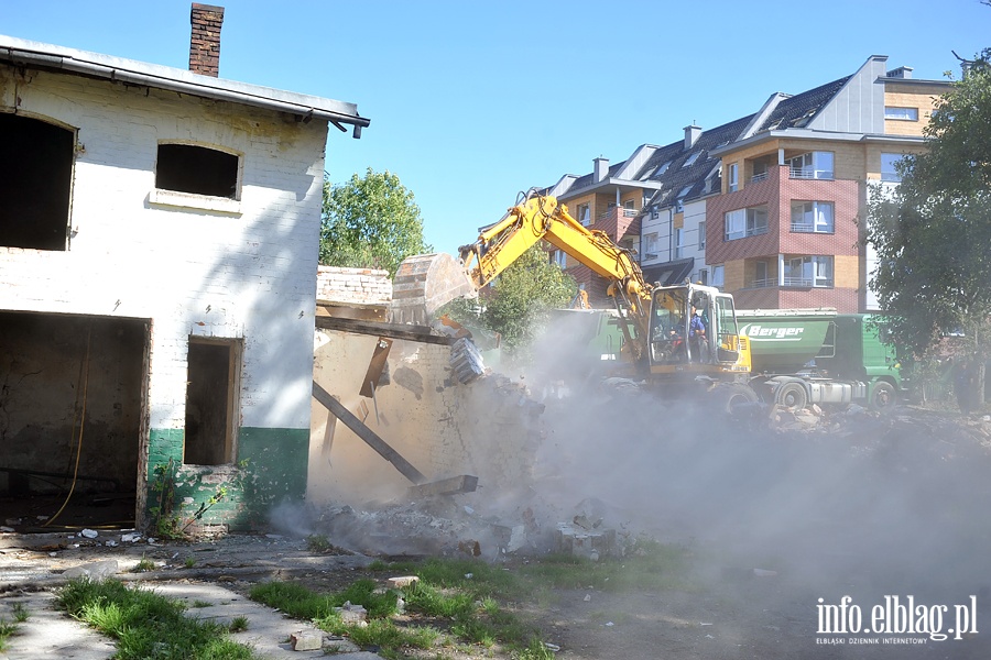 Wyburzanie budynku na ul. Fabrycznej, fot. 12