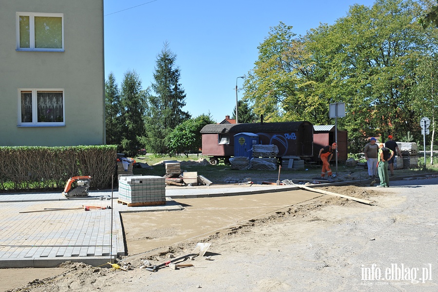 Budowa drogi i chodników pryz ul. Legionów, fot. 4