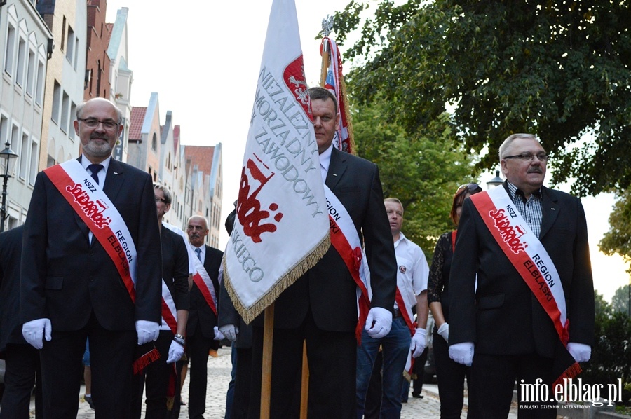 Elbląskie obchody XXXV rocznicy podpisania Porozumień Sierpniowych, fot. 5