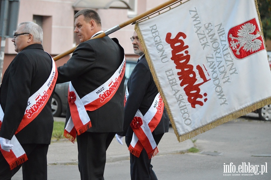 Elblskie obchody XXXV rocznicy podpisania Porozumie Sierpniowych, fot. 20