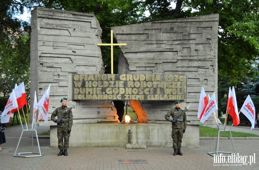 Elbląskie obchody XXXV rocznicy podpisania Porozumień Sierpniowych, fot. 23