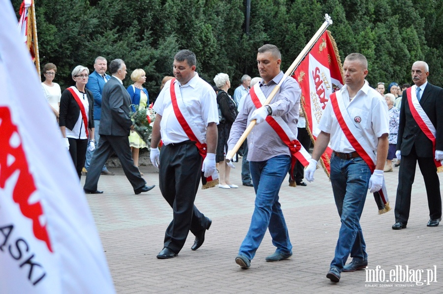 Elblskie obchody XXXV rocznicy podpisania Porozumie Sierpniowych, fot. 27