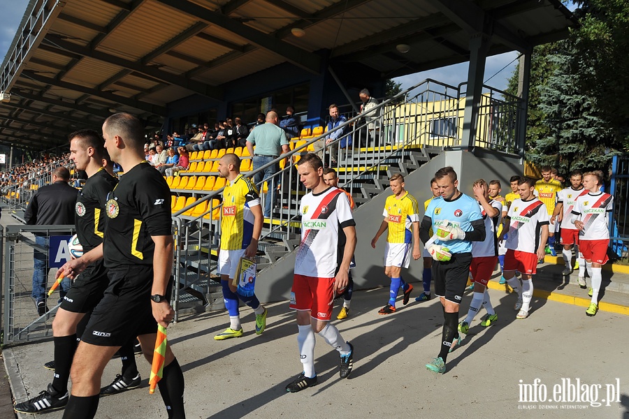 Olimpia Elblg - Huragan Morg 1:0 (0:0), fot. 1