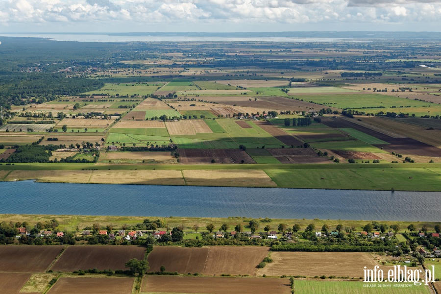 Mierzeja Wilana z lotu ptaka wrzesie 2015, fot. 310