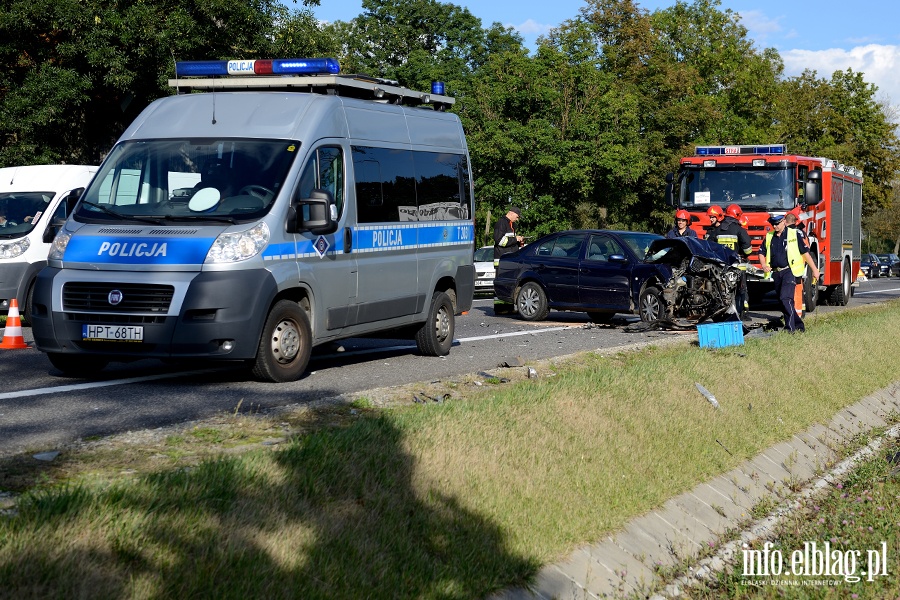 Kazimierzowo: zderzenie pojazdw. Sprawca pijany i bez prawa jazdy!, fot. 6