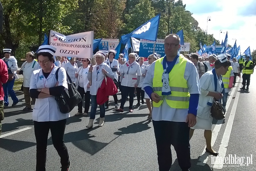 Protest pielęgniarek pod Sejmem RP, fot. 20