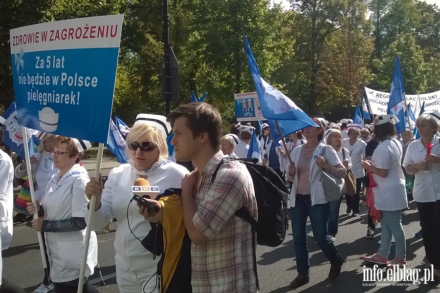 Protest pielgniarek pod Sejmem RP, fot. 22
