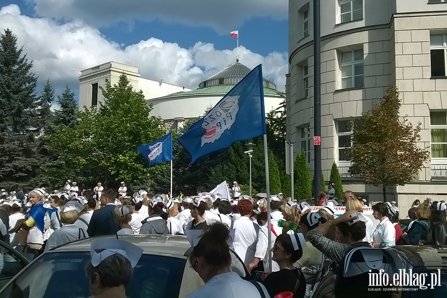 Protest pielgniarek pod Sejmem RP, fot. 24