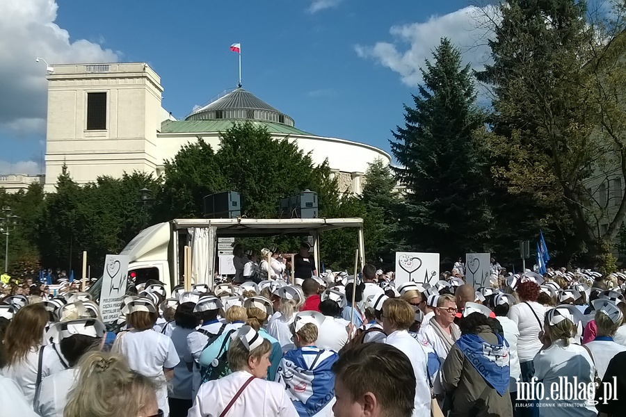 Protest pielęgniarek pod Sejmem RP, fot. 28