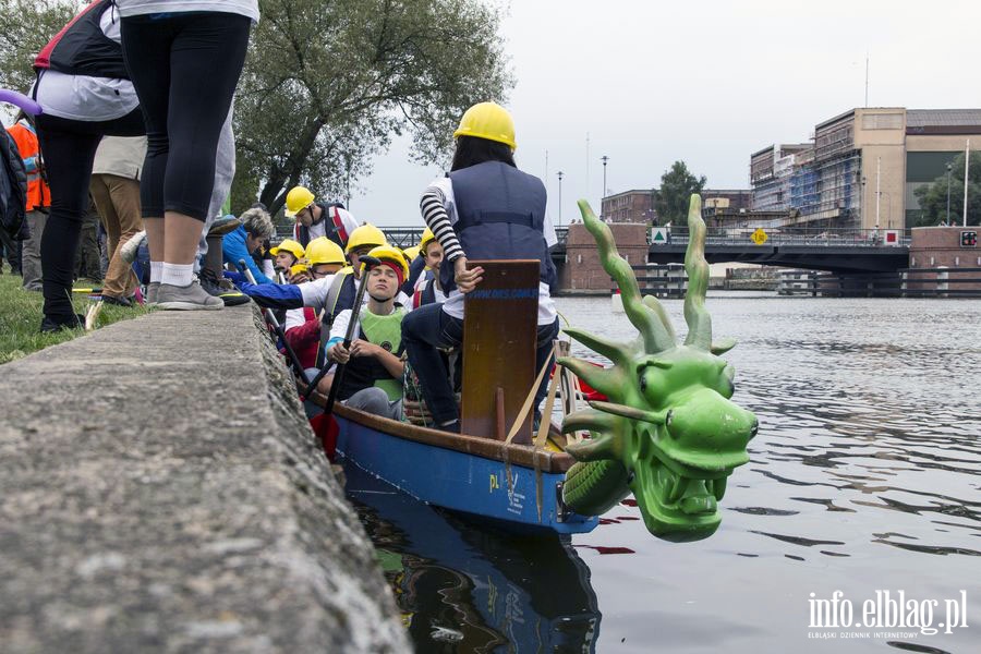 II edycja Wyścigu Smoczych Łodzi na rz. Elbląg, fot. 5