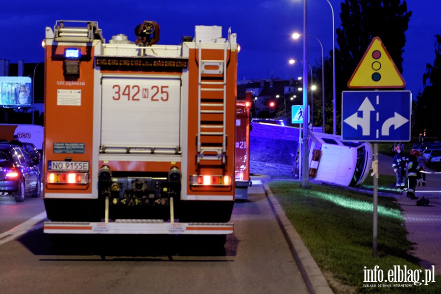 Seria zderze na Brzeskiej i Trasie Unii Europejskiej. Sprawca pod wpywem alkoholu lub rodkw odurzajch?, fot. 1