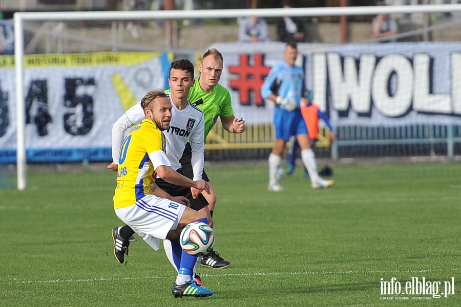Olimpia Elblg - Znicz Biaa Piska 0:0, fot. 1