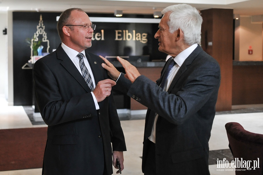 Jerzy Buzek w Elblgu, fot. 1