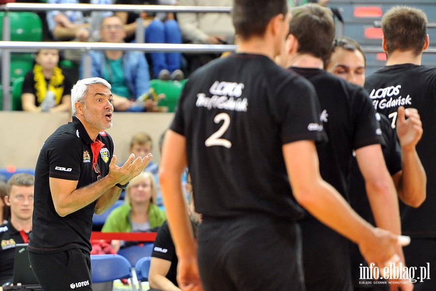 PGE Skra Bechatw - Lotos Trefl Gdask 3:0 (25:18, 25:13, 25:13), fot. 6