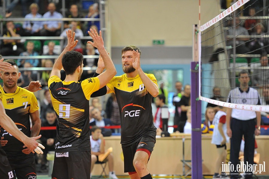 PGE Skra Bechatw - Lotos Trefl Gdask 3:0 (25:18, 25:13, 25:13), fot. 17