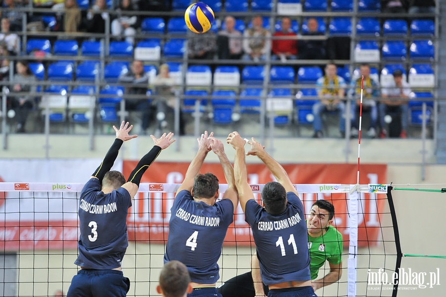 Indykpol AZS Olsztyn - Cerrad Czarni Radom 3:1 (29:27, 25:27, 27:25, 37:35), fot. 1