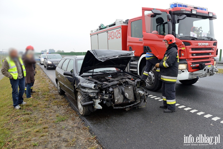 Jazda S7 pod prd omal nie zakoczya si tragedi. Trwaj poszukiwania drogowego pirata, fot. 12