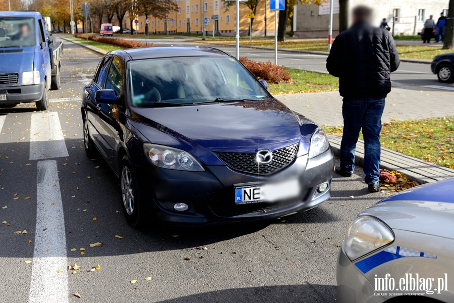 Brzeska-Browarna: potrcenie mczyzny i psa na przejciu dla pieszych, fot. 3