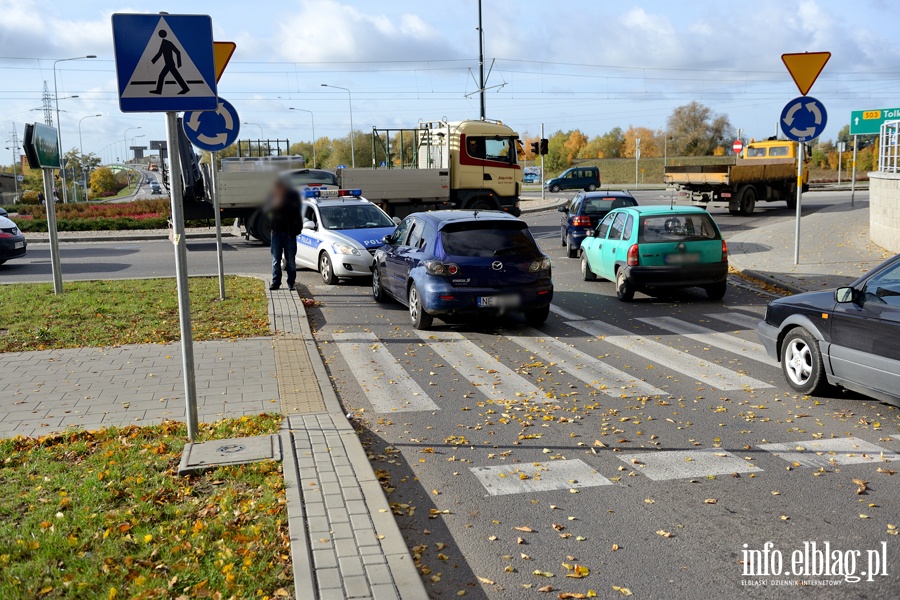 Brzeska-Browarna: potrcenie mczyzny i psa na przejciu dla pieszych, fot. 4