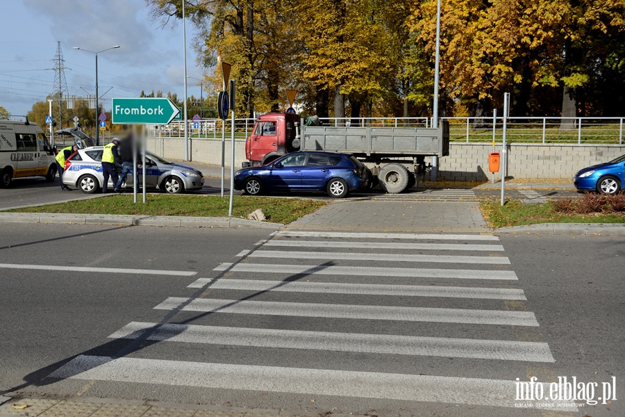 Brzeska-Browarna: potrcenie mczyzny i psa na przejciu dla pieszych, fot. 5