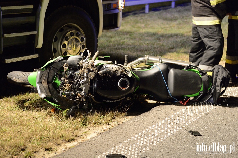 miertelny wypadek na S7. Nie yje 25-letni motocyklista, fot. 2