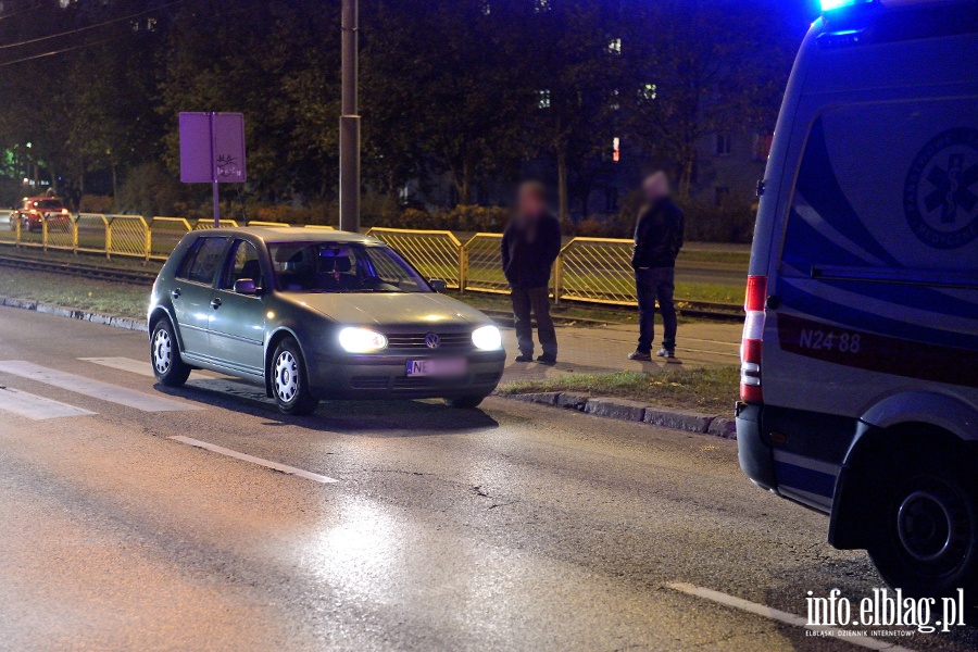 Pk. Dbka: potrcenie pieszej na pasach. Kobieta z obraeniami gowy w szpitalu, fot. 3