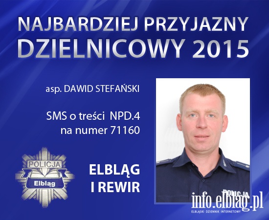 Kandydaci na najbardziej przyjaznego dzielnicowego powiatu elbląskiego i Elbląga, fot. 4
