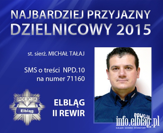 Kandydaci na najbardziej przyjaznego dzielnicowego powiatu elbląskiego i Elbląga, fot. 10
