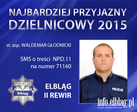 Kandydaci na najbardziej przyjaznego dzielnicowego powiatu elbląskiego i Elbląga, fot. 11