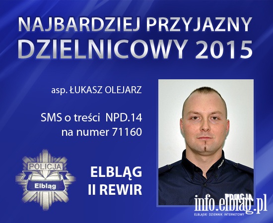 Kandydaci na najbardziej przyjaznego dzielnicowego powiatu elblskiego i Elblga, fot. 14