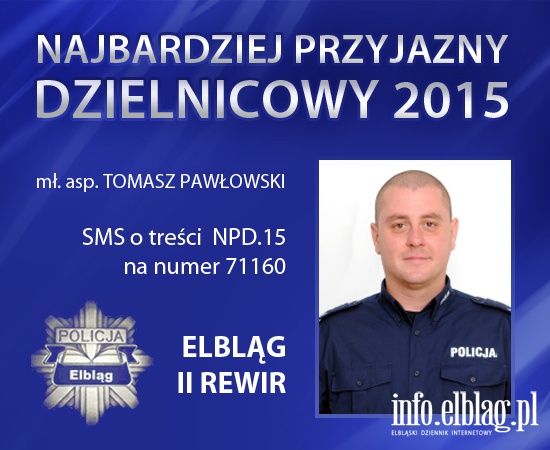 Kandydaci na najbardziej przyjaznego dzielnicowego powiatu elbląskiego i Elbląga, fot. 15
