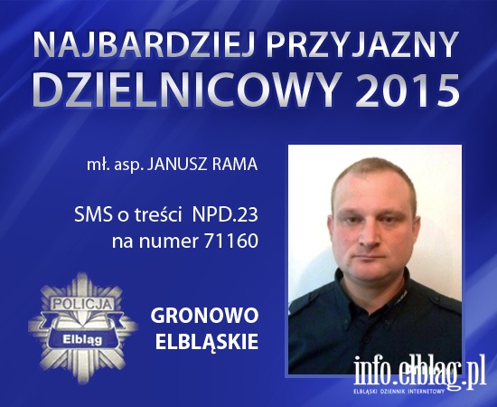 Kandydaci na najbardziej przyjaznego dzielnicowego powiatu elbląskiego i Elbląga, fot. 23
