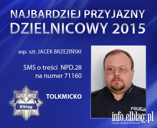 Kandydaci na najbardziej przyjaznego dzielnicowego powiatu elblskiego i Elblga, fot. 28