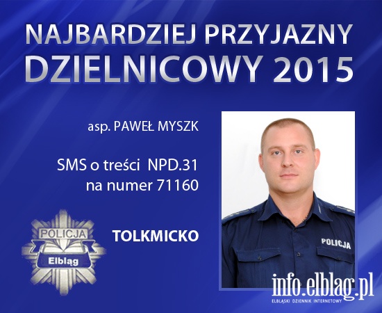 Kandydaci na najbardziej przyjaznego dzielnicowego powiatu elblskiego i Elblga, fot. 31