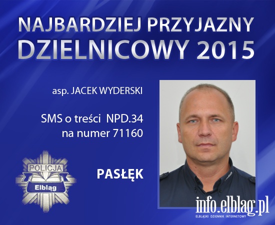 Kandydaci na najbardziej przyjaznego dzielnicowego powiatu elblskiego i Elblga, fot. 34