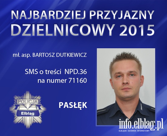 Kandydaci na najbardziej przyjaznego dzielnicowego powiatu elbląskiego i Elbląga, fot. 36