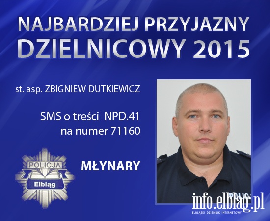 Kandydaci na najbardziej przyjaznego dzielnicowego powiatu elbląskiego i Elbląga, fot. 41