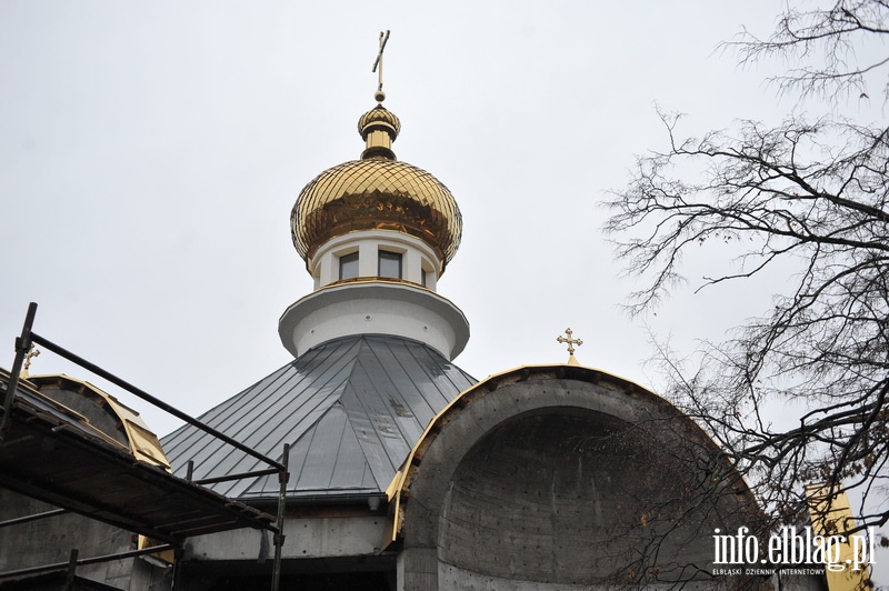 Nowa elbląska cerkiew osiągnęła stan surowy, fot. 7
