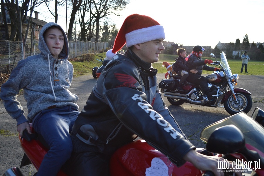MotoMikołaje odwiedzają najbardziej potrzebujących, fot. 37