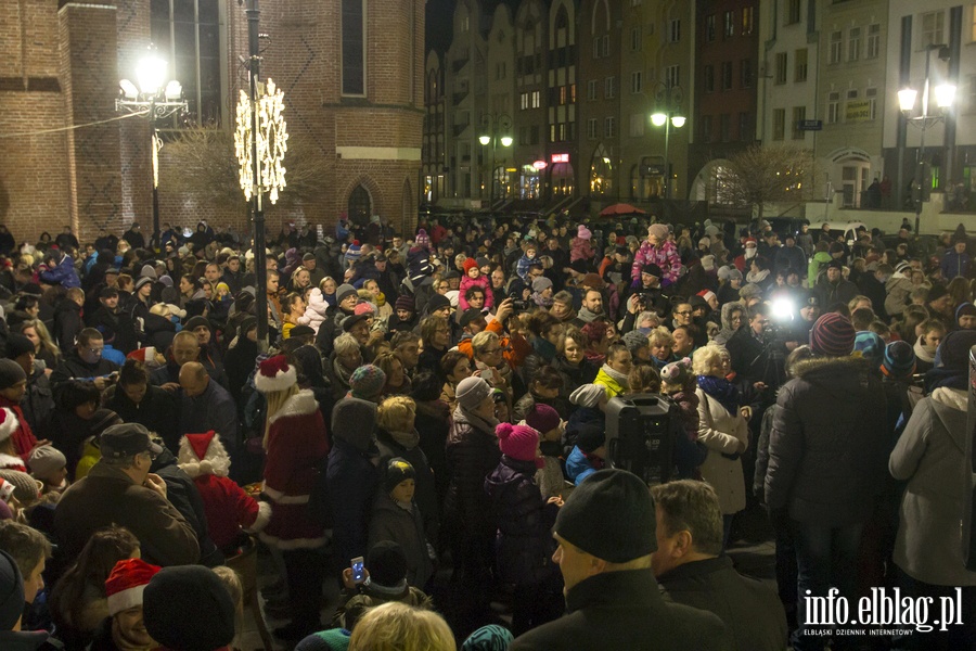 Uroczyste rozświetlenie choinki na starówce, fot. 6