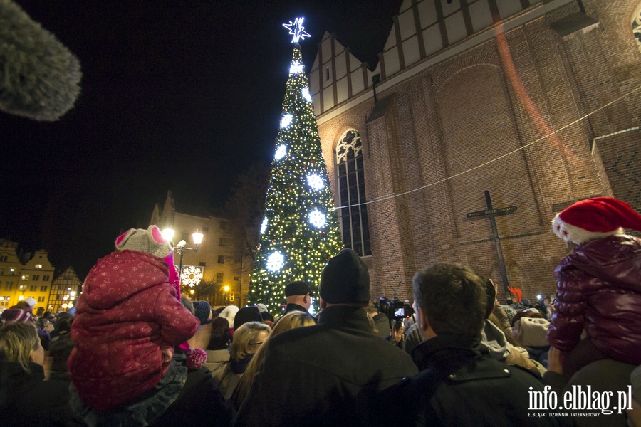 Uroczyste rozwietlenie choinki na starwce, fot. 12