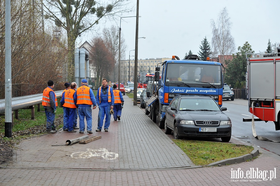 Niebezpieczny wyciek gazu na ul. Legionw, fot. 4