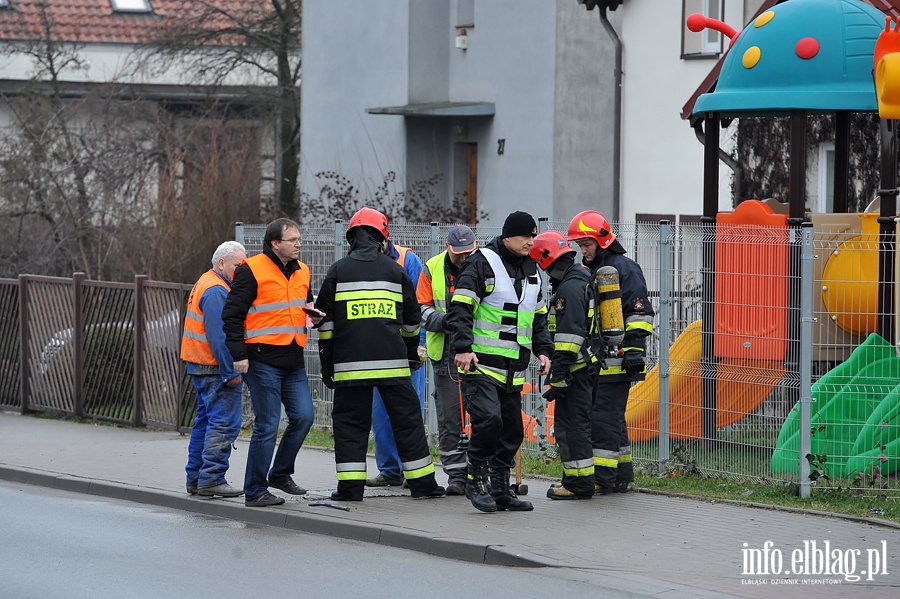 Niebezpieczny wyciek gazu na ul. Legionw, fot. 20