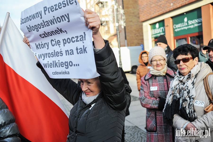 Manifestacja KOD w Elblgu, fot. 1