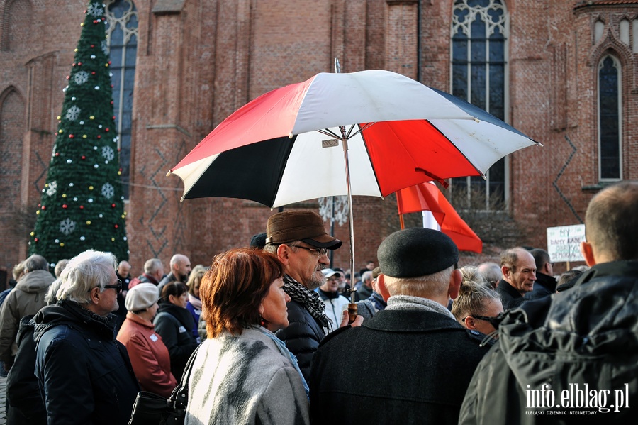 Manifestacja KOD w Elblgu, fot. 13