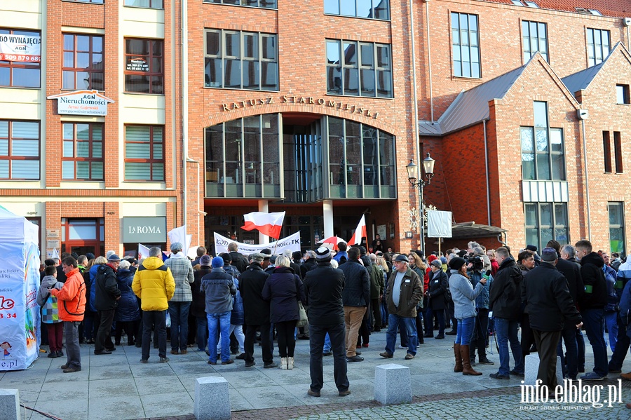 Manifestacja KOD w Elblgu, fot. 17