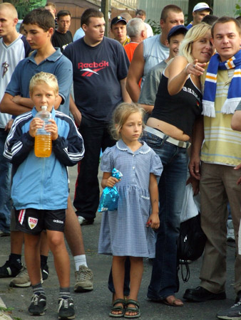 Zamieszki po meczu III ligi Olimpia Elblg - Drwca Now, fot. 15