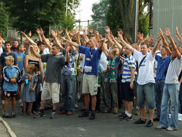 Zamieszki po meczu III ligi Olimpia Elblg - Drwca Now, fot. 16