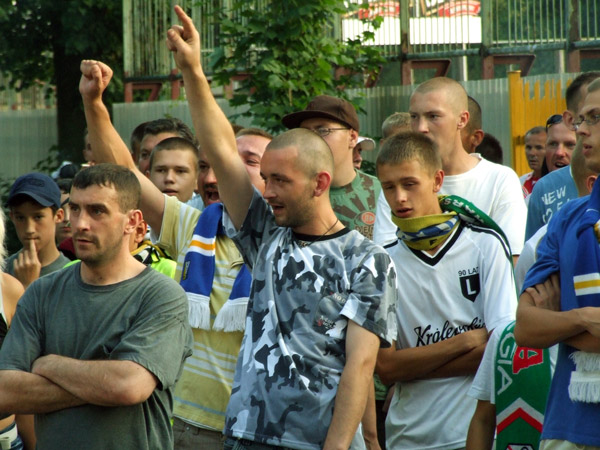 Zamieszki po meczu III ligi Olimpia Elblg - Drwca Now, fot. 17