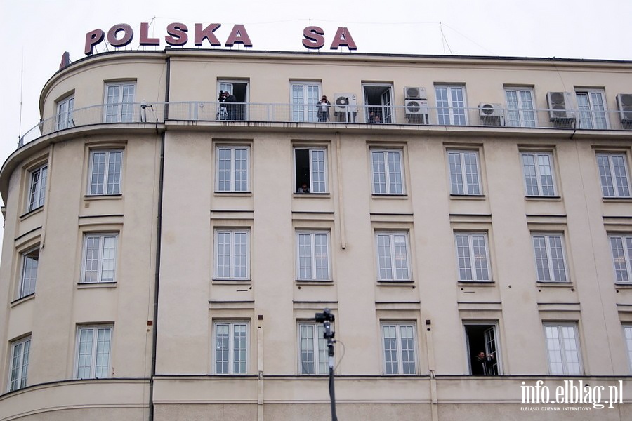 Elbląski KOD na manifestacji "Wolne media" w Warszawie, fot. 22